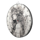Aangepaste Foto Gepersonaliseerde Foto Dart Board Dartbord (Voorkant Rechts)