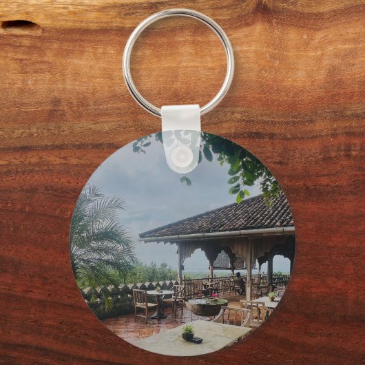 Aangepaste foto gepersonaliseerde foto sleutelhanger (Achterkant)