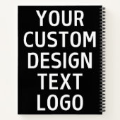 Aangepaste Foto Gepersonaliseerde Gift Logo Busine Notitieboek (Achterkant)