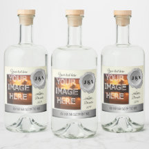 Aangepaste foto gepersonaliseerde gin