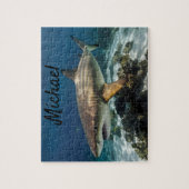 Aangepaste Foto Gepersonaliseerde haaienvis Gepers Legpuzzel (Verticaal)
