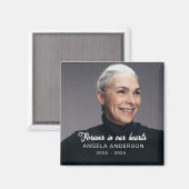 Aangepaste foto gepersonaliseerde herdenking Funer Magneet (Voorkant / Achterkant)