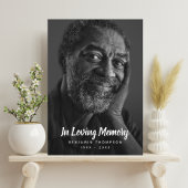 Aangepaste foto gepersonaliseerde herdenkingstrede fotoplaat