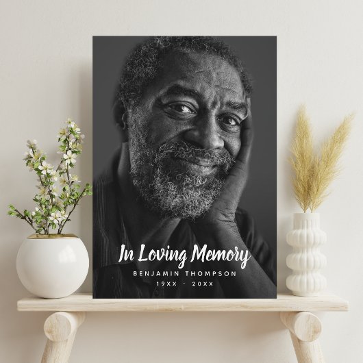 Aangepaste foto gepersonaliseerde herdenkingstrede fotoplaat