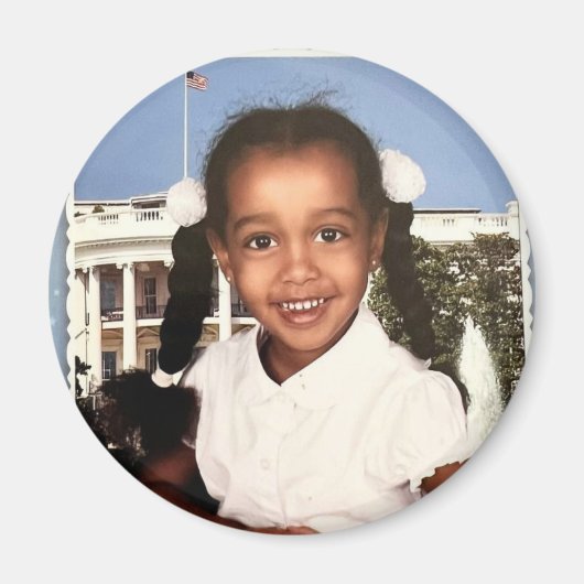 Aangepaste foto gepersonaliseerde koelkast magneet (Voorkant)