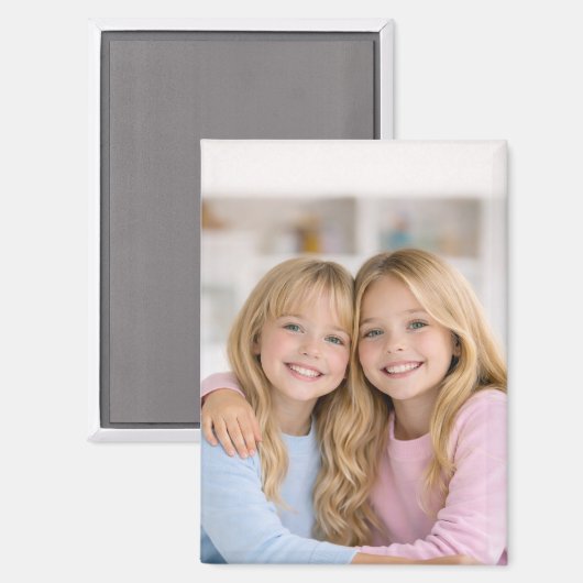 Aangepaste foto gepersonaliseerde koelkast magneet (Voorkant / Achterkant)