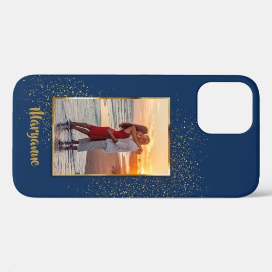 Aangepaste foto Gepersonaliseerde naam Case-Mate iPhone Case (Achterkant (horizontaal))