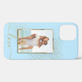 Aangepaste foto Gepersonaliseerde naam Case-Mate iPhone Case (Achterkant (horizontaal))