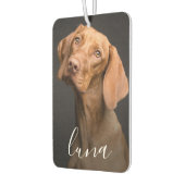 Aangepaste Foto Gepersonaliseerde Pet Naam Luchtverfrisser (Links)