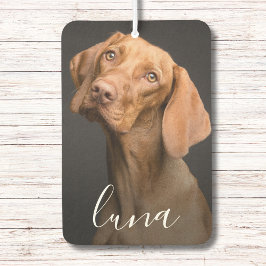 Aangepaste Foto Gepersonaliseerde Pet Naam Luchtverfrisser