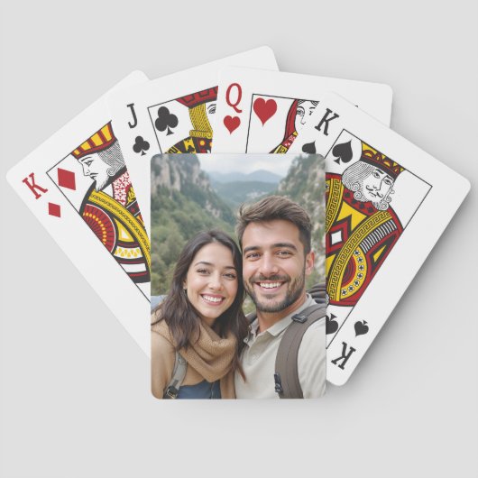 Aangepaste foto gepersonaliseerde speelkaarten (Achterkant)