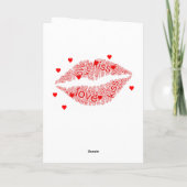 Aangepaste Foto Gepersonaliseerde Valentijnse Kaar Kaart (Achterkant)