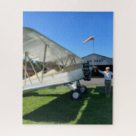 Aangepaste foto geschenken, luchtvaart, piloot, co legpuzzel