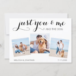 Aangepaste foto gewoon gehuwde aankondiging van he