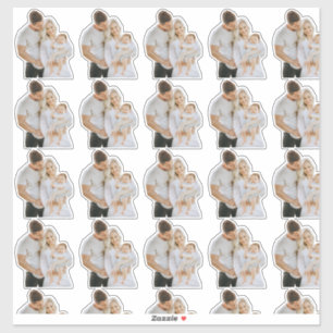 Aangepaste Foto Gezicht Die Cut Vinyl Waterdichte  Sticker
