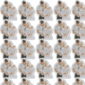 Aangepaste Foto Gezicht Die Cut Vinyl Waterdichte  Sticker (Voorkant)