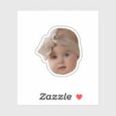 Aangepaste foto gezicht gepersonaliseerde gezicht sticker (Vel)