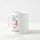 Aangepaste Foto Gezicht Mok Mama Oma Opa Verjaarda (Voorkant links)