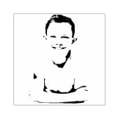 Aangepaste foto (gezicht) rubberstempel (Afrduk)