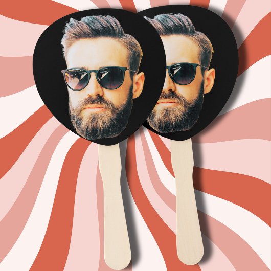 Aangepaste Foto Gezicht Verjaardag Favorieten vrij Handwaaier