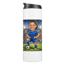Aangepaste foto-gezicht Voetbal/Football Ster Cari