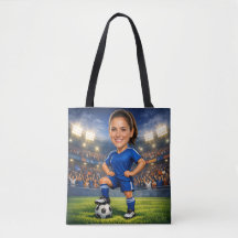 Aangepaste foto-gezicht Voetbal/Football Ster Cari