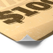 Aangepaste foto Gezocht: Dood of Levend Oude Weste Poster (Hoek)