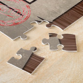 Aangepaste foto Gezocht Jigzaag Puzzle Funny Gift Legpuzzel (Zijkant)