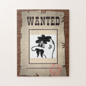 Aangepaste foto Gezocht Jigzaag Puzzle Funny Gift Legpuzzel (Verticaal)