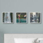 Aangepaste Foto Gift Peel & Stick Wall Tegel Set v<br><div class="desc">Aangepaste Foto Gift Peel & Stick Wall Tegel Set van 3. Vervang deze door 3 van je favoriete foto’s.</div>