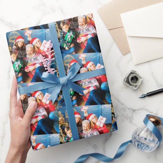Aangepaste Foto Gift Wrap, Familie Aangepast Afbee Cadeaupapier (Geschenken)
