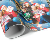 Aangepaste Foto Gift Wrap, Familie Aangepast Afbee Cadeaupapier (Rol Hoek)