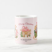 Aangepaste foto Gingerbread House Kerstmis Koffiemok (Center)