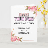 Aangepaste foto Glanzend Vrijgezellenfeest Wenskaa Kaart (Gele Bloem)