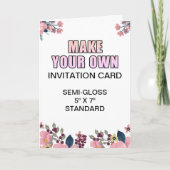 Aangepaste foto Glanzende Verloving Uitnodiging Ka (Voorkant)