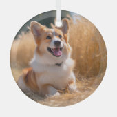 Aangepaste foto glas ornament (Voorkant)