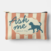 Aangepaste foto Golden Doodle Vraag me over mijn h Etui (Voorkant)