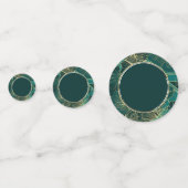 Aangepaste foto Golden Leaves Confetti (Achterkanten)