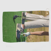 Aangepaste Foto Golf Handdoek - Gepersonaliseerd O (Horizontaal)