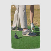 Aangepaste Foto Golf Handdoek - Gepersonaliseerd O (Voorkant)