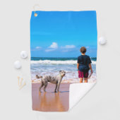 Aangepaste foto Golf handdoek met uw foto's ontwer (Insitu)