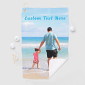 Aangepaste Foto Golf Handdoek Uw vader Foto's en t (Insitu)