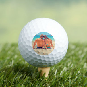 Aangepaste foto Golf zet je favoriete foto's cadea Golfballen