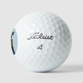 AANGEPASTE FOTO GOLFBALLEN BESTE PAPA DOOR PAR (Logo)