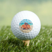Aangepaste Foto Golfballen Gepersonaliseerde Tekst (Insitu Shirt)
