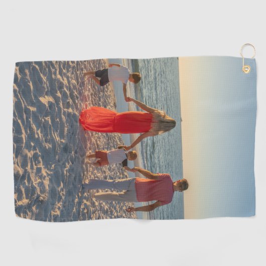 Aangepaste foto golfhanddoek (Horizontaal)