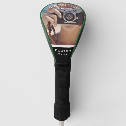 Aangepaste foto golfhoofdhoes - Maak uw eigen Golfheadcover (Voorkant)