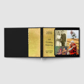 Aangepaste foto gouden 50ste trouwdag gastenboek (Volledig)