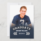 Aangepaste foto Graduation Party Foto Kaart (Voorkant)