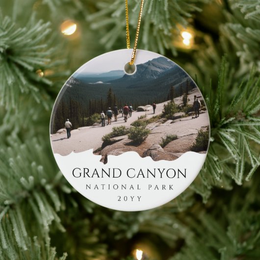Aangepaste foto Grand Canyon National Park Arizona Keramisch Ornament (Boom)